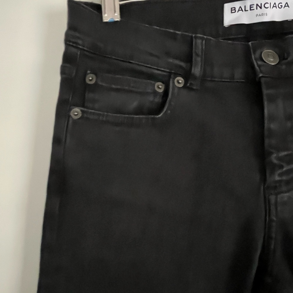 Balenciaga Women's Black Skinny Jeans - Picture 2 of 7